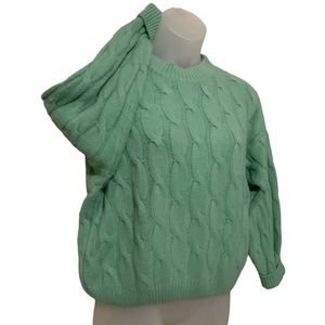 Linn33Sunny Online Apparel‎ Wool blend sweater, soft mint green, Small womens